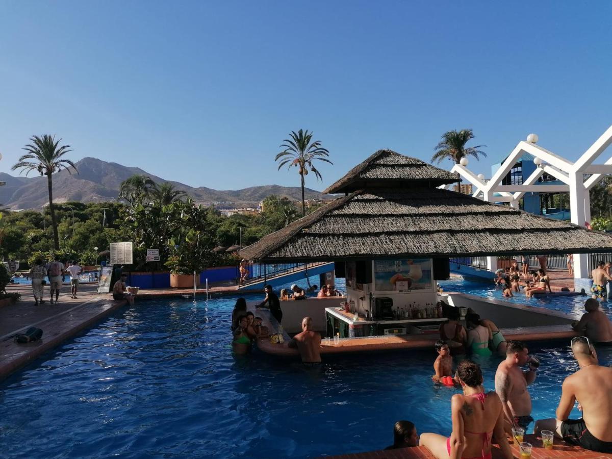 Estudio Terraza Vista Mar Parking Gratuito Piscinas Benalmádena Kültér fotó